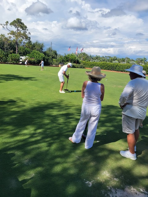 Club members playing